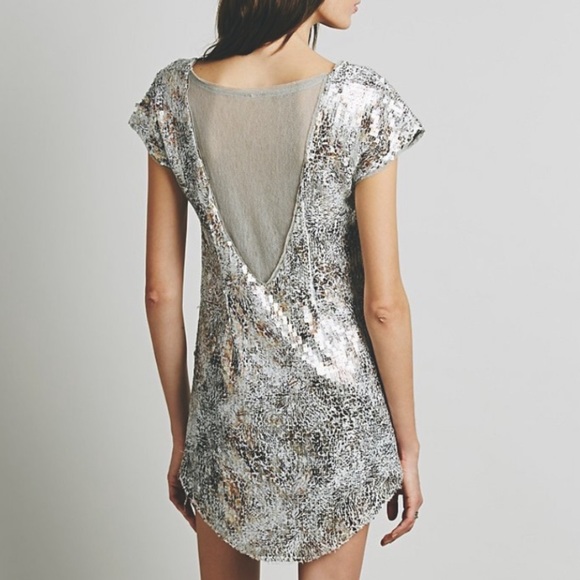 Free People Dresses & Skirts - Free people midnight dreamer shattered glass dress